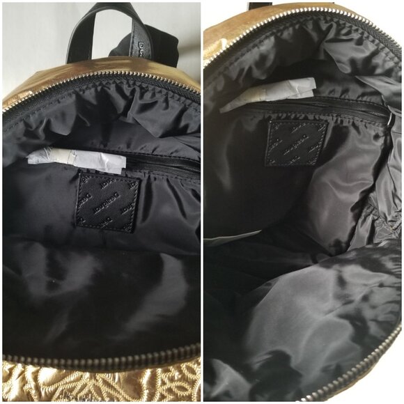Desigual Gold Floral Backpack - Picture 5 of 16